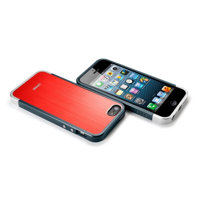 Чехол SPIGEN для iPhone SE / 5s / 5 - Linear Blitz - Красный - SGP10121