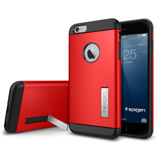 Чехол SPIGEN для iPhone 6s Plus / 6 Plus - Slim Armor - Красный - SGP10902