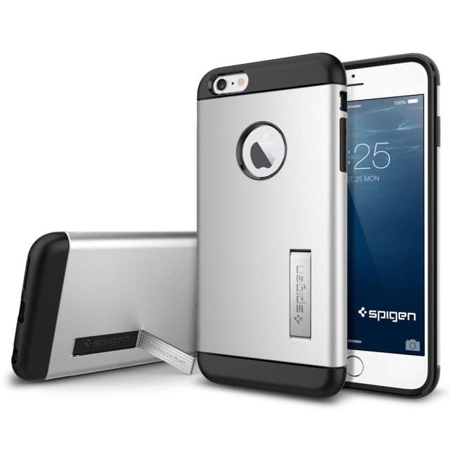 Чехол SPIGEN для iPhone 6s Plus / 6 Plus - Slim Armor - Серебристый - SGP10904