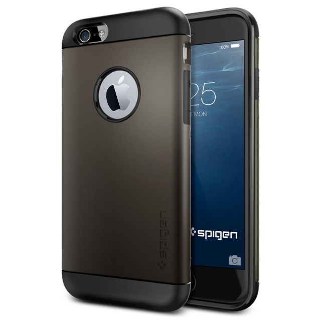 Чехол SPIGEN для iPhone 6s / 6 - Slim Armor - Темно-серый - SGP10959