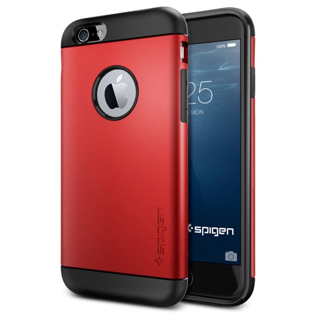Чехол SPIGEN для iPhone 6s / 6 - Slim Armor - Красный - SGP10956