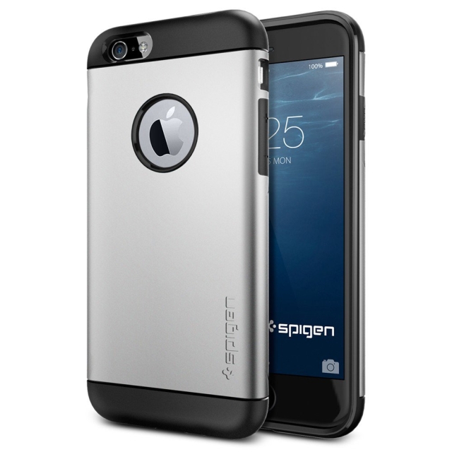 Чехол SPIGEN для iPhone 6s / 6 - Slim Armor - Серебристый - SGP10958
