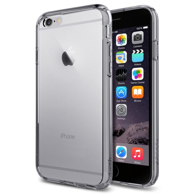 Чехол SPIGEN для iPhone 6s / 6 - Ultra Hybrid - Прозрачный-космо - SGP11352