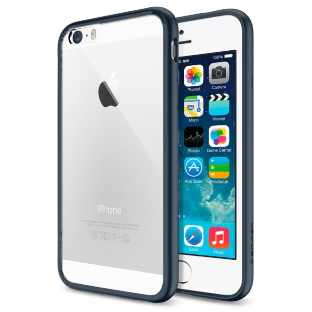 Чехол SPIGEN для iPhone 6s / 6 - Ultra Hybrid - Синевато-серый - SGP10951