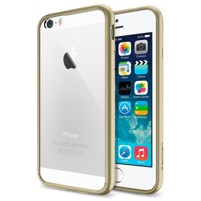 Чехол SPIGEN для iPhone 6s / 6 - Ultra Hybrid - Золотистый - SGP10949
