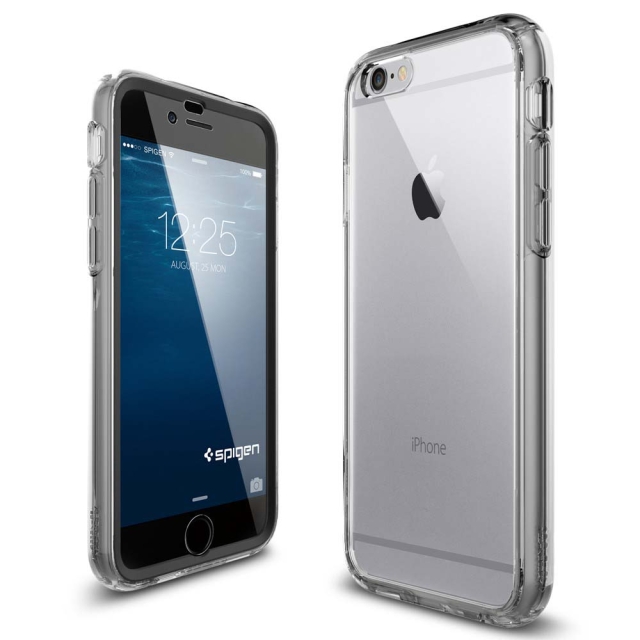Защитный чехол SPIGEN для iPhone 6s / 6 - Ultra Hybrid FX - Прозрачный-космо - SGP11363