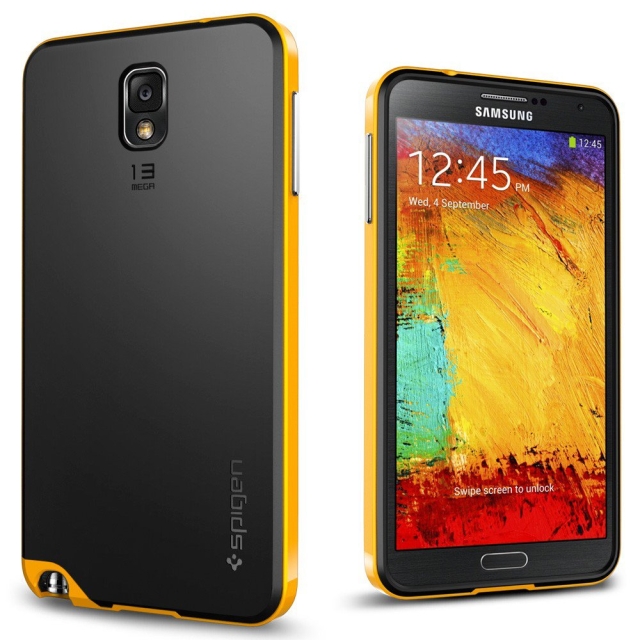 Чехол SPIGEN для Samsung Galaxy Note 3 - Neo Hybrid - Желтый - SGP10455