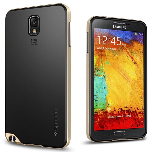 Чехол SPIGEN для Samsung Galaxy Note 3 - Neo Hybrid - Золотой - SGP10612