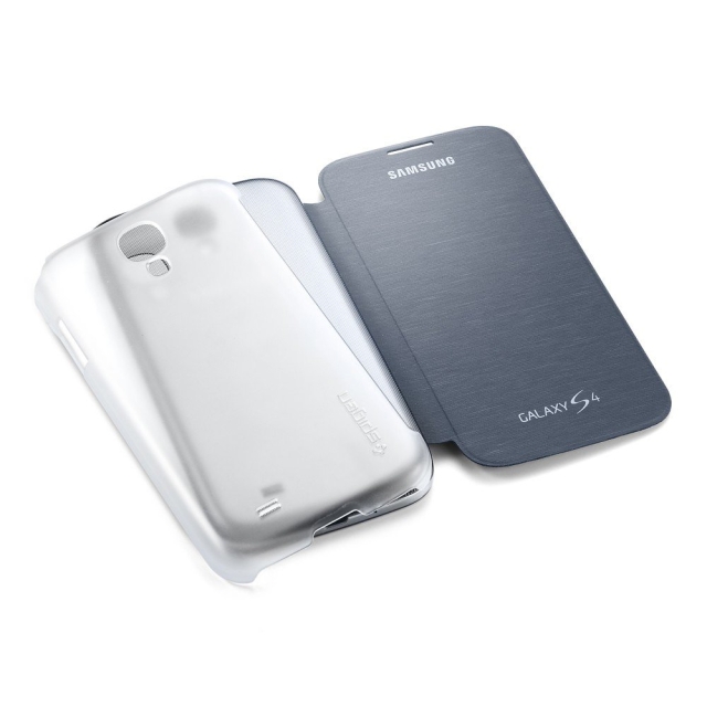 Чехол SPIGEN для Samsung Galaxy S4 - Flip Mate - Матово-прозрачный - SGP10267