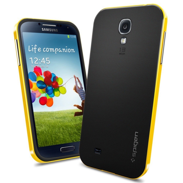 Чехол SPIGEN для Samsung Galaxy S4 - Neo Hybrid - Желтый - SGP10217