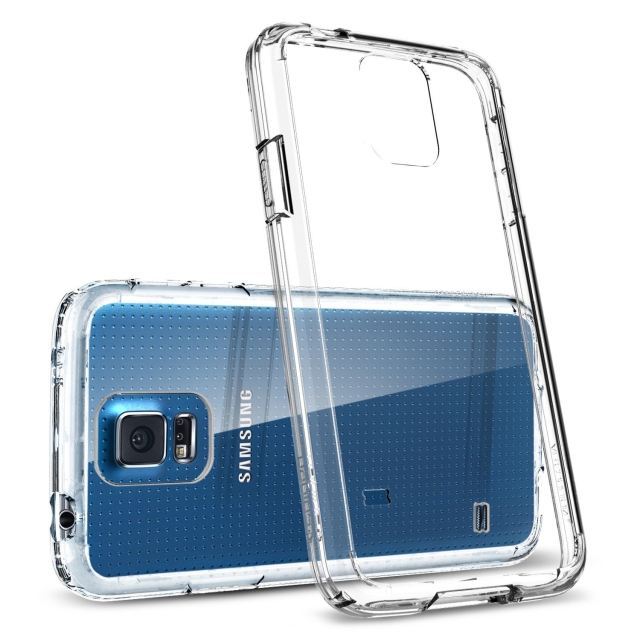 Чехол SPIGEN для Galaxy S5 - Ultra Hybrid - Кристально прозрачный - SGP10741