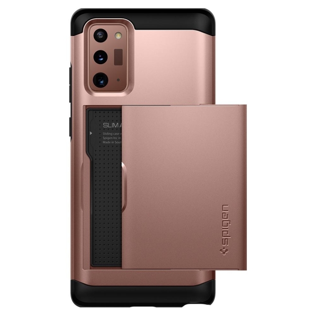 Чехол-визитница SPIGEN для Galaxy Note 20 - Slim Armor CS - Бронзовый - ACS01583
