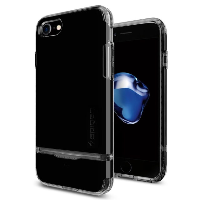Чехол-визитница SPIGEN для iPhone SE (2022/2020)/8/7 - Flip Armor - Черный Оникс - 042CS20844
