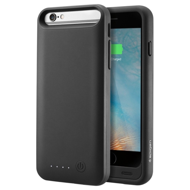 Чехол-зарядка SPIGEN для iPhone 6s / 6 - Battery Case Volt Pack - Черный - SGP11577