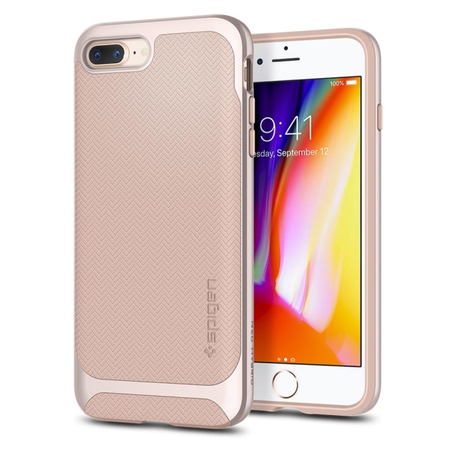 Чехол SPIGEN для iPhone 7 Plus / 8 Plus - Neo Hybrid Herringbone - Светло-розовый - 055CS22232