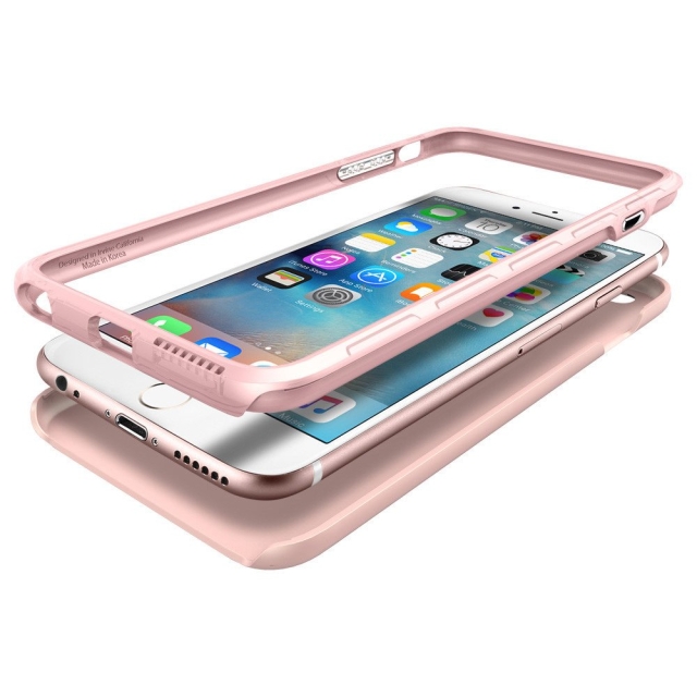 Тонкий чехол SPIGEN для iPhone 6s Plus / 6 Plus - Thin Fit Hybrid - Розовое золото - SGP11782