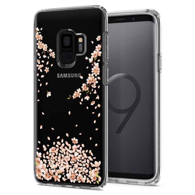 Чехол-капсула SPIGEN для Galaxy S9 - Liquid Crystal Blossom - Кристально-прозрачный - 592CS22827