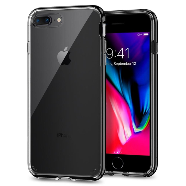 Прозрачный чехол SPIGEN для iPhone 7 Plus / 8 Plus - Neo Hybrid Crystal 2 - Черный Оникс - 055CS22372
