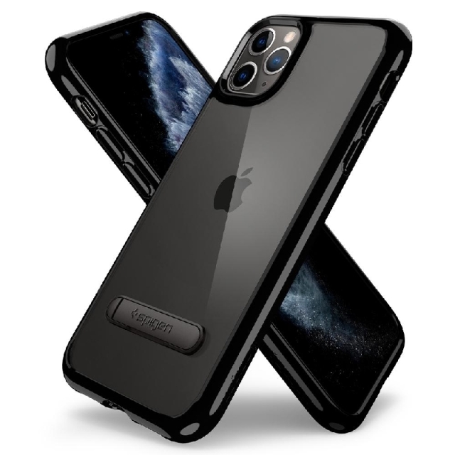 Гибридный чехол SPIGEN для iPhone 11 Pro - Ultra Hybrid S - Черный - 077CS27444