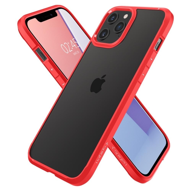 Гибридный чехол SPIGEN для iPhone 12 / iPhone 12 Pro - Ultra Hybrid - Красный - ACS01704