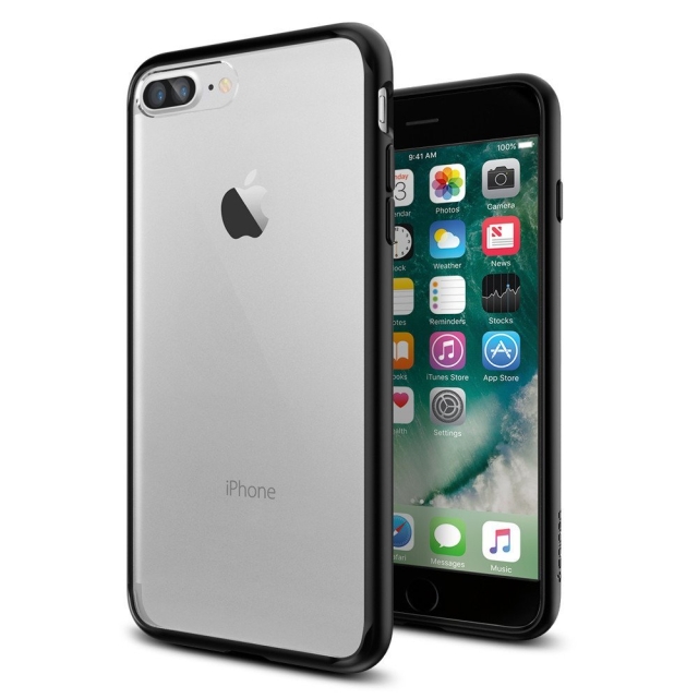 Гибридный чехол SPIGEN для iPhone 7 Plus / 8 Plus - Ultra Hybrid - Черный - 043CS20550