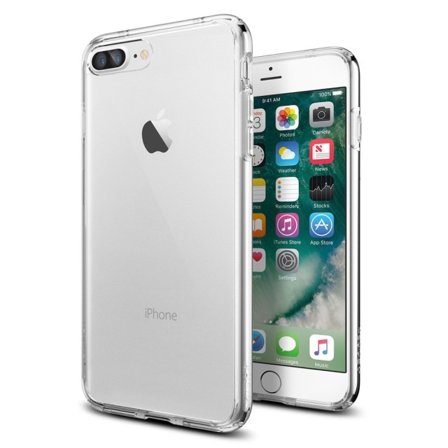 Гибридный чехол SPIGEN для iPhone 7 Plus / 8 Plus - Ultra Hybrid - Прозрачный - 043CS20547