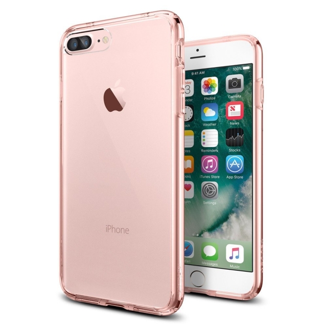 Гибридный чехол SPIGEN для iPhone 7 Plus / 8 Plus - Ultra Hybrid - Розовый - 043CS20549