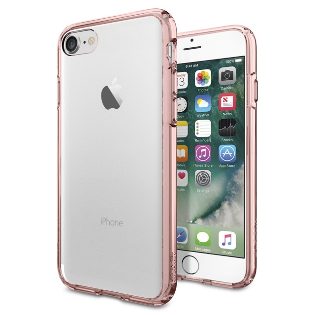 Гибридный чехол SPIGEN для iPhone SE (2022/2020)/8/7 - Ultra Hybrid - Розовый - 042CS20445