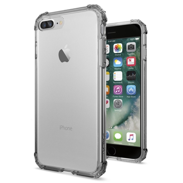 Защитный чехол SPIGEN для iPhone 7 Plus / 8 Plus - Crystal Shell - Прозрачный-космо - 043CS20500