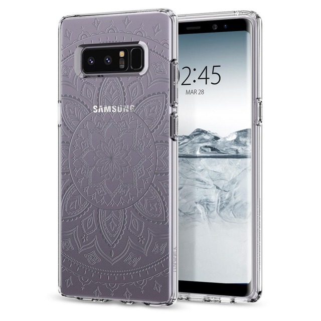 Чехол-капсула SPIGEN для Galaxy Note 8 - Liquid Crystal Shine - Прозрачное солнце - 587CS22057