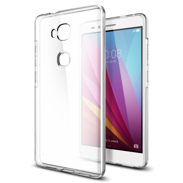 Капсула SPIGEN для Huawei Honor 5X - Liquid Crystal - Кристально-прозрачный - L03CS20291