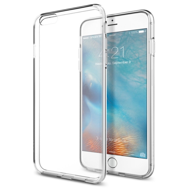 Силиконовый чехол SPIGEN для iPhone 6 Plus / 6s Plus - Liquid Crystal - Прозрачный - SGP11642