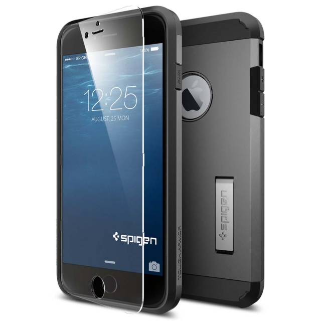 Защитный чехол SPIGEN для iPhone 6s Plus / 6 Plus - Tough Armor FX - Темно-серый - SGP11280