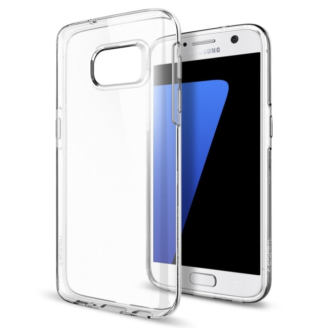 Капсула SPIGEN для Galaxy S7 - Liquid Crystal - Кристально-прозрачный - 555CS20006