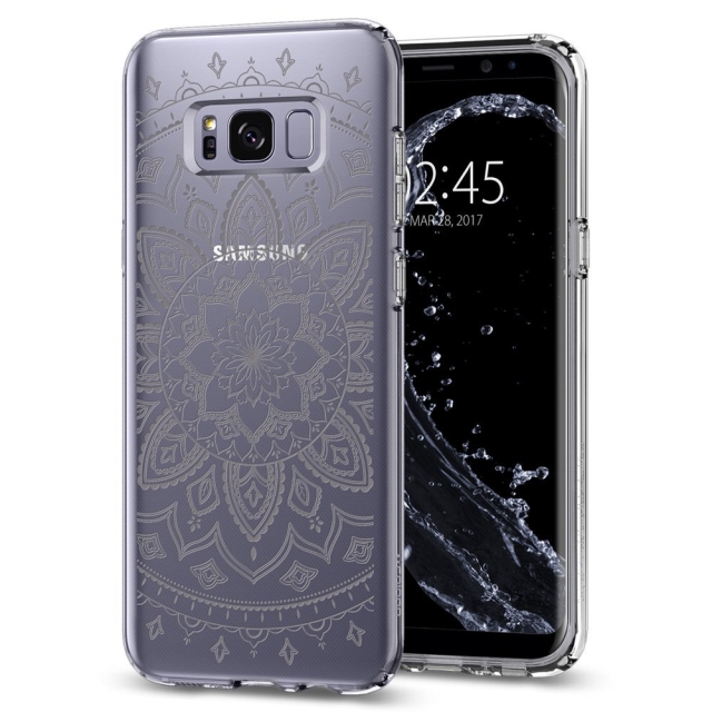 Чехол-капсула SPIGEN для Galaxy S8 - Liquid Crystal - Прозрачное солнце - 565CS21614