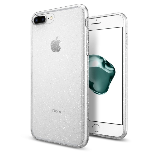 Капсула SPIGEN для iPhone 7 Plus / 8 Plus - Liquid Crystal Glitter - Прозрачный кварц - 043CS21758