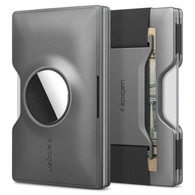 Картхолдер SPIGEN для AirTag - Wallet S Card Holder - Серый - AMP02303