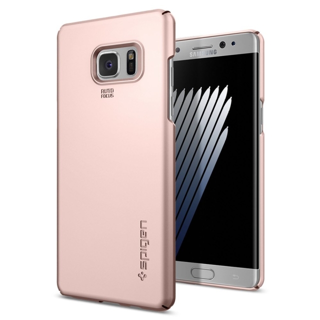 Клип-кейс SPIGEN для Galaxy Note 7 - Thin Fit - Розовое золото - 562CS20398