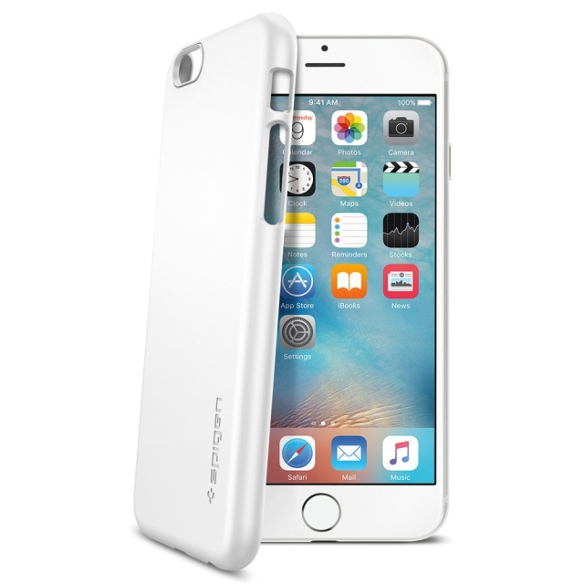 Клип-кейс SPIGEN для iPhone 6s / 6 - Thin Fit - Белый - SGP11594