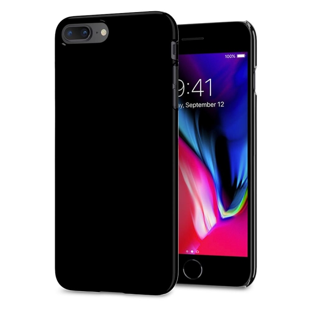 Клип-кейс SPIGEN для iPhone 7 Plus / 8 Plus - Thin Fit - Черный Оникс - 055CS22240