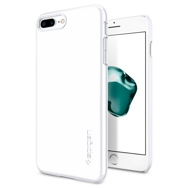 Клип-кейс SPIGEN для iPhone 7 Plus / 8 Plus - Thin Fit - Белый - 043CS21043