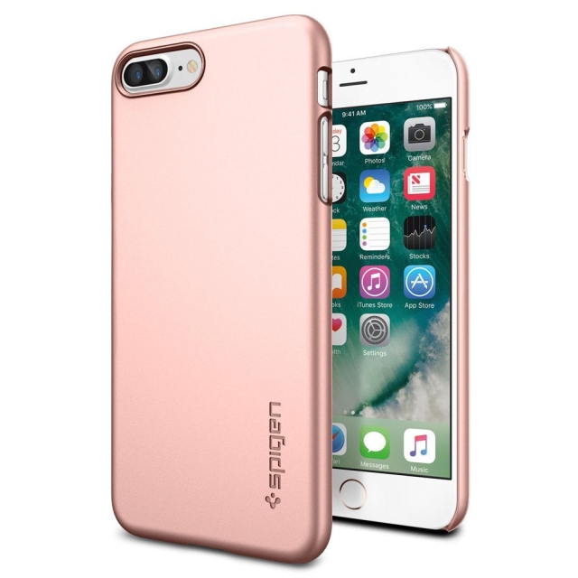 Клип-кейс SPIGEN для iPhone 7 Plus / 8 Plus - Thin Fit - Розовое Золото - 043CS20474