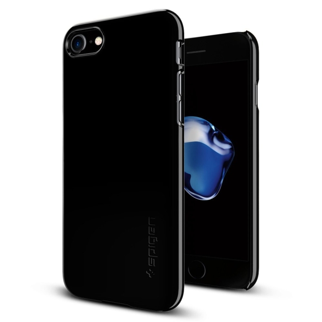 Клип-кейс SPIGEN для iPhone SE (2022/2020)/8/7 - Thin Fit - Черный Оникс - 042CS20845