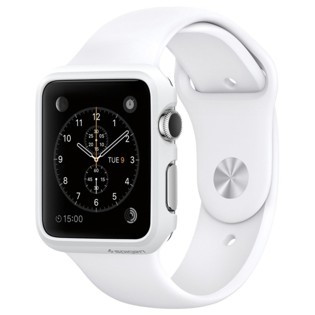 Клип-кейс SPIGEN для Apple Watch (38мм) - Thin Fit - Белый - SGP11488