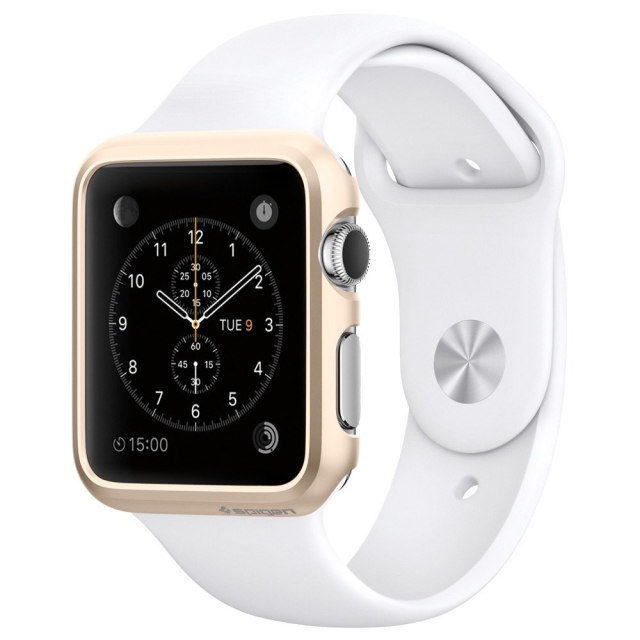 Клип-кейс SPIGEN для Apple Watch (38мм) - Thin Fit - Золотой - SGP11490
