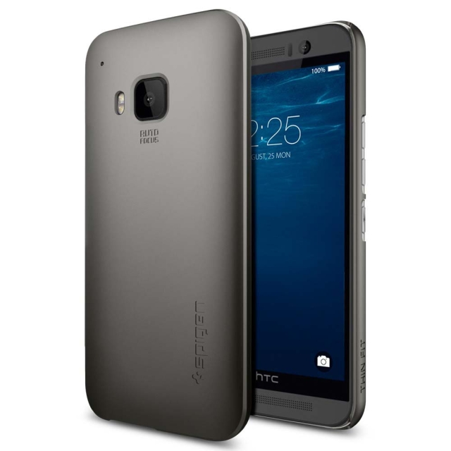 Клип-кейс SPIGEN для HTC One M9 - Thin Fit - Темно-серый - SGP11381