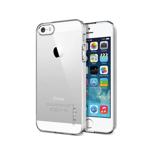 Клип-кейс SPIGEN для iPhone SE / 5s / 5 - Ultra Fit - Прозрачный - SGP10647