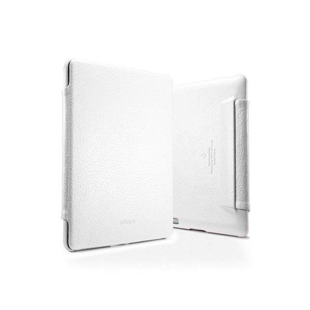 Кожаный чехол-подставка SPIGEN для iPad 2 / 3 / 4 - Argos - Белый - SGP09430