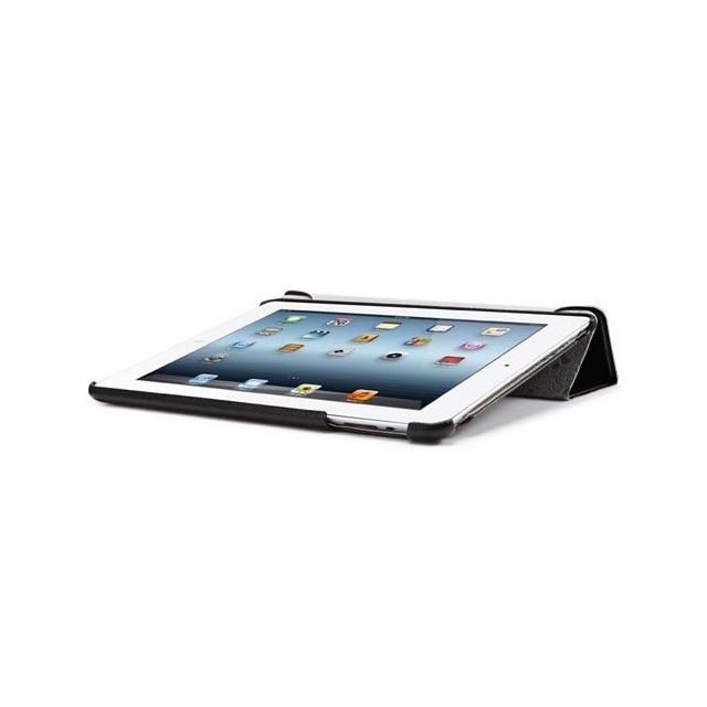Кожаный чехол-подставка SPIGEN для iPad 2 / 3 / 4 - Leinwand - Черный - SGP09164