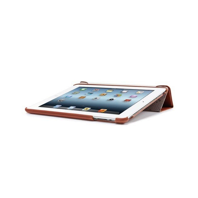 Кожаный чехол-подставка SPIGEN для iPad 2 / 3 / 4 - Leinwand - Красный - SGP09490